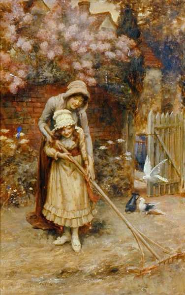 Vele handen maken licht werk door George Sheridan Knowles
