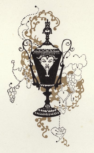 Illustratie voor The Happy Hypocrite door Max Beerbohm door George Sheringham