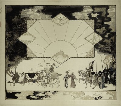 Het Paneel van de Mabinogian, nr. 10 door George Sheringham