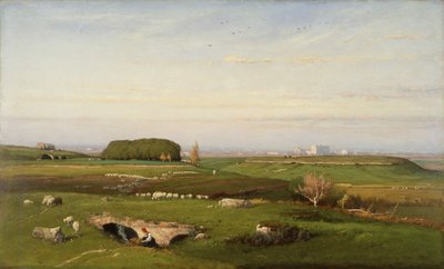 In de Romeinse Campagna door George Snr. Inness