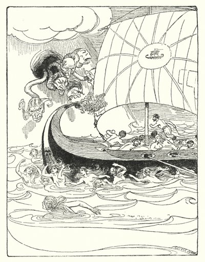 Jason en de Argonauten: "En ze vingen het schip en leidden haar, en gaven haar van hand tot hand door" door George Soper