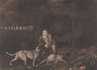 [Freeman, Bewaarder van de Graaf van Clarendon, met een hond en een gewonde hinde]: opnieuw uitgegeven na Stubbs