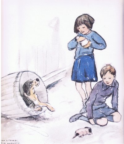 Vicky en Bill waren enorm enthousiast, van Mudlarks uitgegeven door Collins door George Vernon Stokes