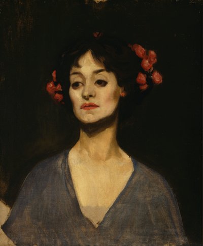 Portret van een dame (De danseres) door George Washington Lambert