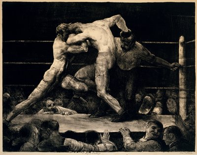 Een Hert bij Sharkeys door George Wesley Bellows