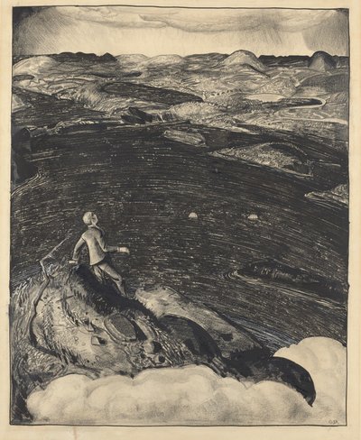 Dansende Stad Het Topje van de Wereld door George Wesley Bellows