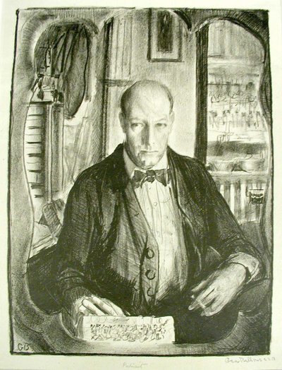 Zelfportret door George Wesley Bellows