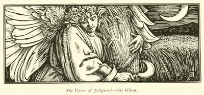 Het visioen van het oordeel, het graan door George Woolliscroft Rhead