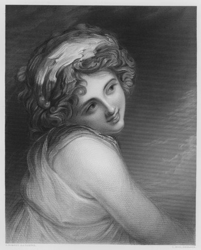 Een Bacchante, van het schilderij in de Vernon Gallery door George after Romney