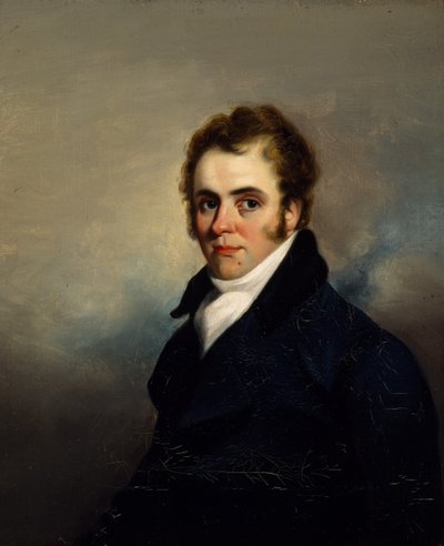 Portret van een Heer door George circle of Chinnery