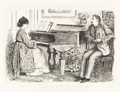 --En mist of glim, ik zou met hem varen, als hij met mij zou varen-- door George du Maurier