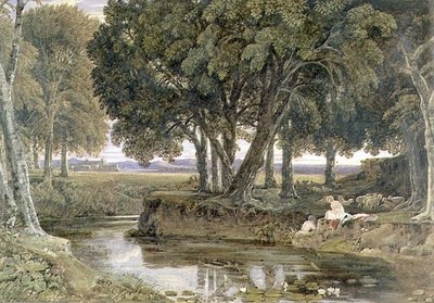 Het einde van de dag, 1829 door George the Younger Barret