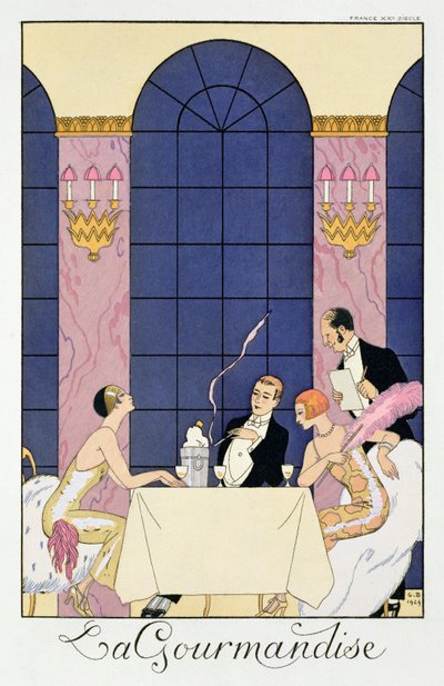 De Smulpapen door Georges (after) Barbier