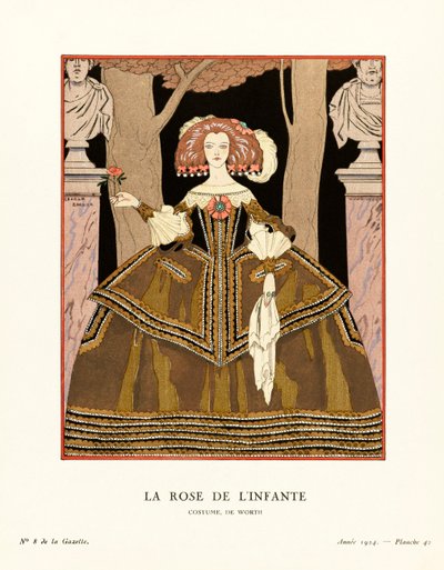 Illustratie uit Gazette du Bon Ton door Georges Barbier