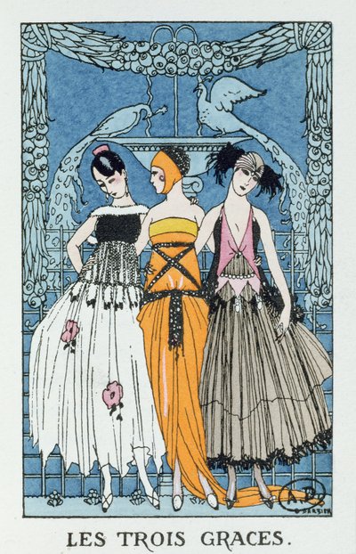 Les Trois Graces door Georges Barbier