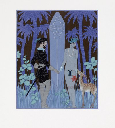 Pocahontas, Prinses door Georges Barbier