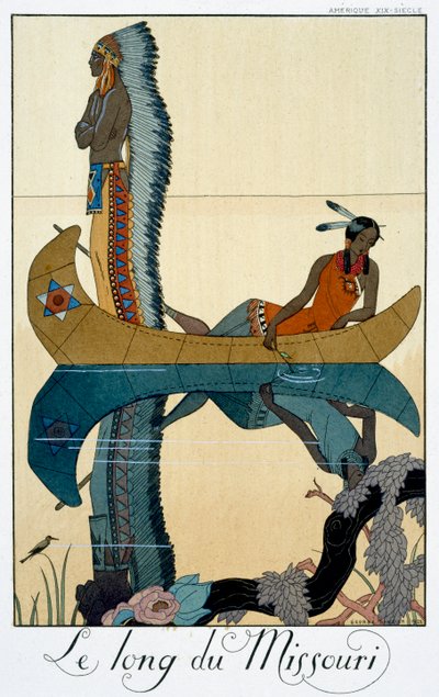 De Lengte van de Missouri door Georges Barbier
