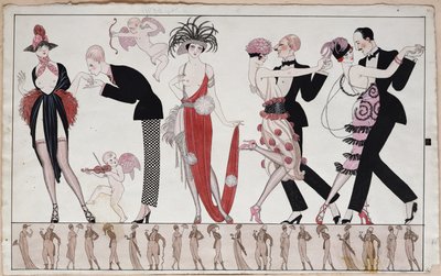 De Tango door Georges Barbier
