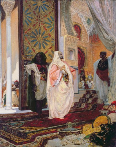 Het betreden van de harem door Georges Clairin