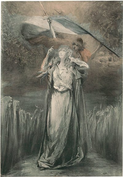 Georges Jules Victor Clairin - Théroigne de Méricourt door Georges Clairin
