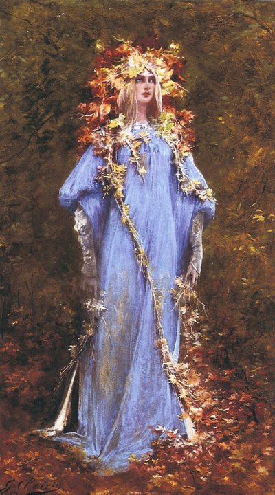 Ophelia door Georges Clairin