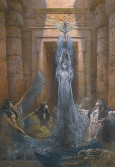 De godin Neith door Georges Clairin