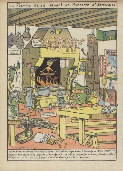 Illustratie voor Le Rire door Georges Delaw