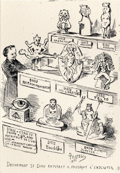 Pilotell, "Als god bestond, zou hij geëxecuteerd moeten worden" door Georges Labadie Pilotell