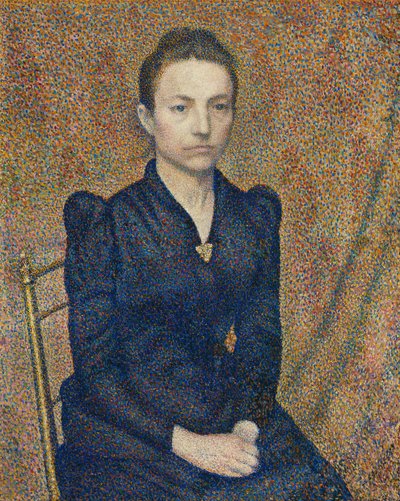 Portret van de zus van de kunstenaar, 1891 door Georges Lemmen