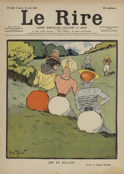 Illustratie voor Le Rire door Georges Meunier