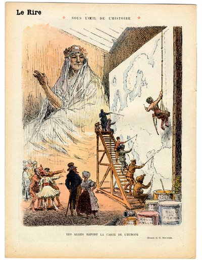 Rode Gelach, Satirisch in Kleuren door Georges Meunier