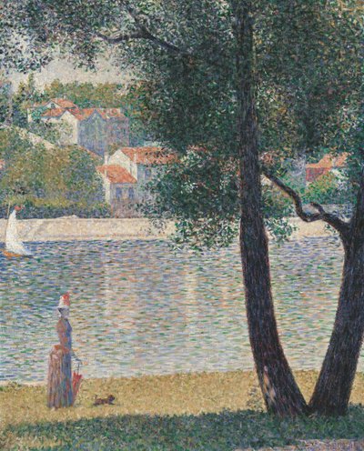 De Seine bij Courbevoie door Georges Pierre Seurat