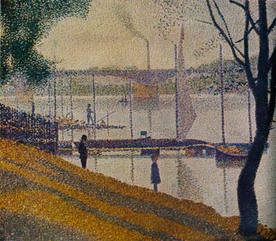 Le Pont de Courbevoie, 1886 door Georges Pierre Seurat