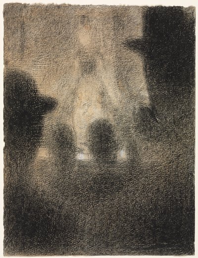 In het Café Parisien door Georges Seurat