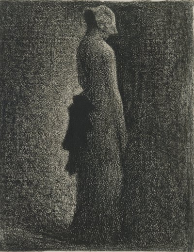 De zwarte stropdas door Georges Seurat