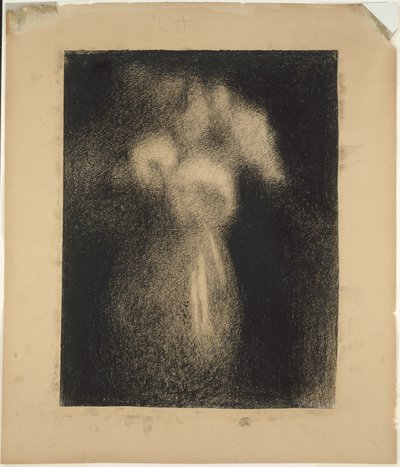 Rozen in een vaas door Georges Seurat