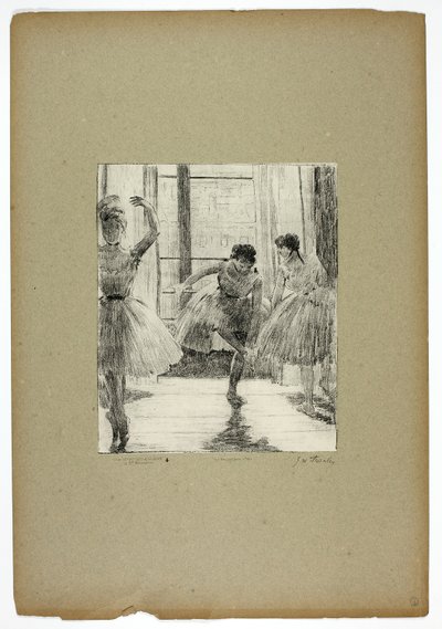 Voor de balletles door Georges William Thornley