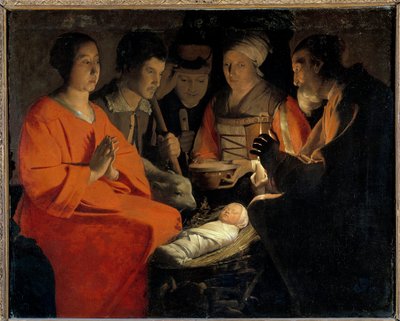 De Aanbidding van de Herders door Georges de La Tour
