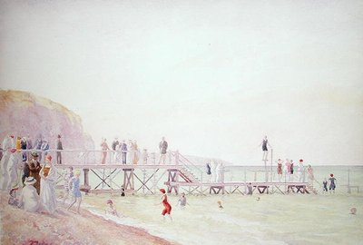 Het strand door Gerard Chowne