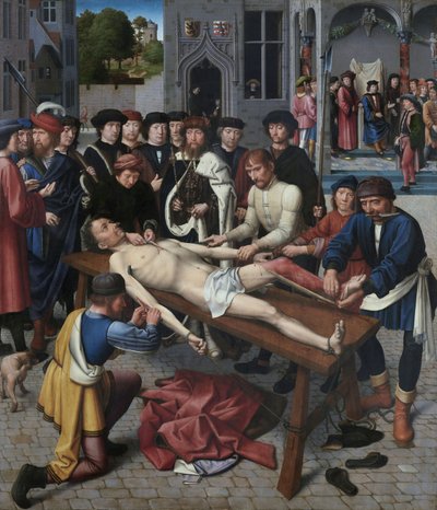 Dutch: Het oordeel van Cambyses: het villen van Sisamnes Judgement of Cambyses: The skinning of Sisamnes door Gerard David