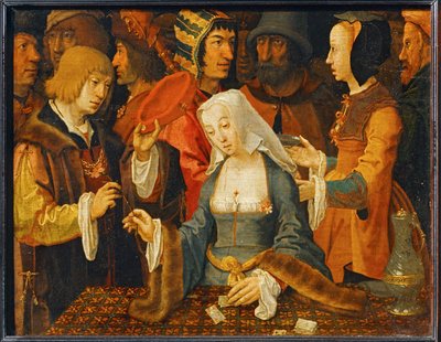 De waarzegster ... door Gerard David