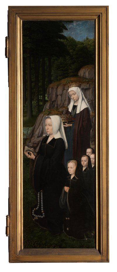 Rechterpaneel van de Doop van Christus, c.1502-08 door Gerard David