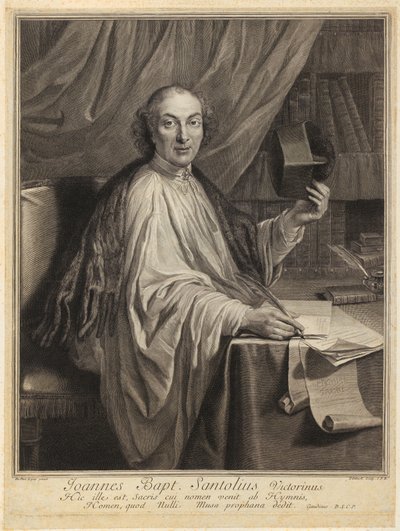Portret van Gerbrand van Leeuwen door Gérard Edelinck