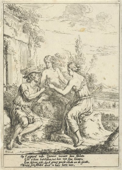Pastorale scène met Dameet, Galate en Amaril door Gerard Hoet (I)