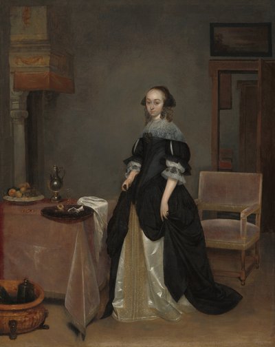 Maria van Suchtelen, ca. 1666 door Gerard Terborch II
