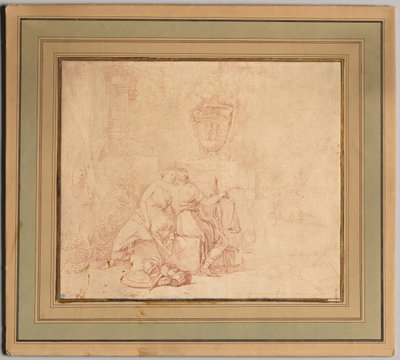 De kus van vrede en gerechtigheid door Gerard de Lairesse