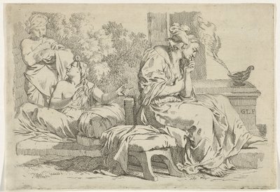 Zwijgzaamheid en Spraakzaamheid door Gerard de Lairesse