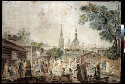 Een kuurbad in Moskou door Gerard de la Barthe