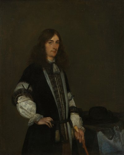 Portret van François de Vicq (1646-1707). door Gerard ter Borch