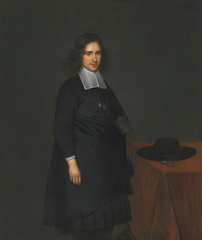 Portret van een jonge man door Gerard ter Borch